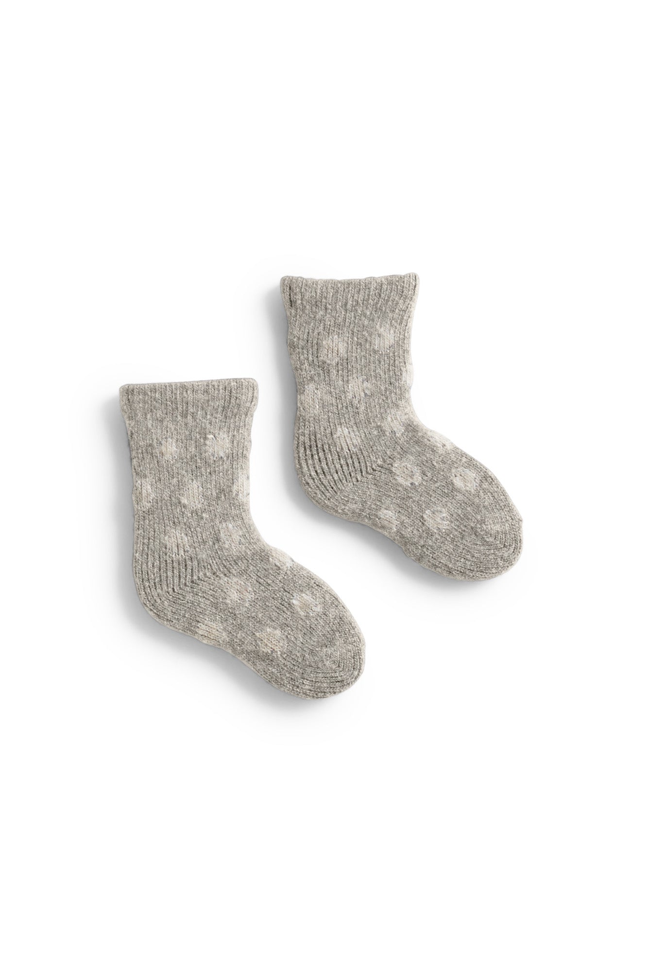 baby dot wool cashmere socks