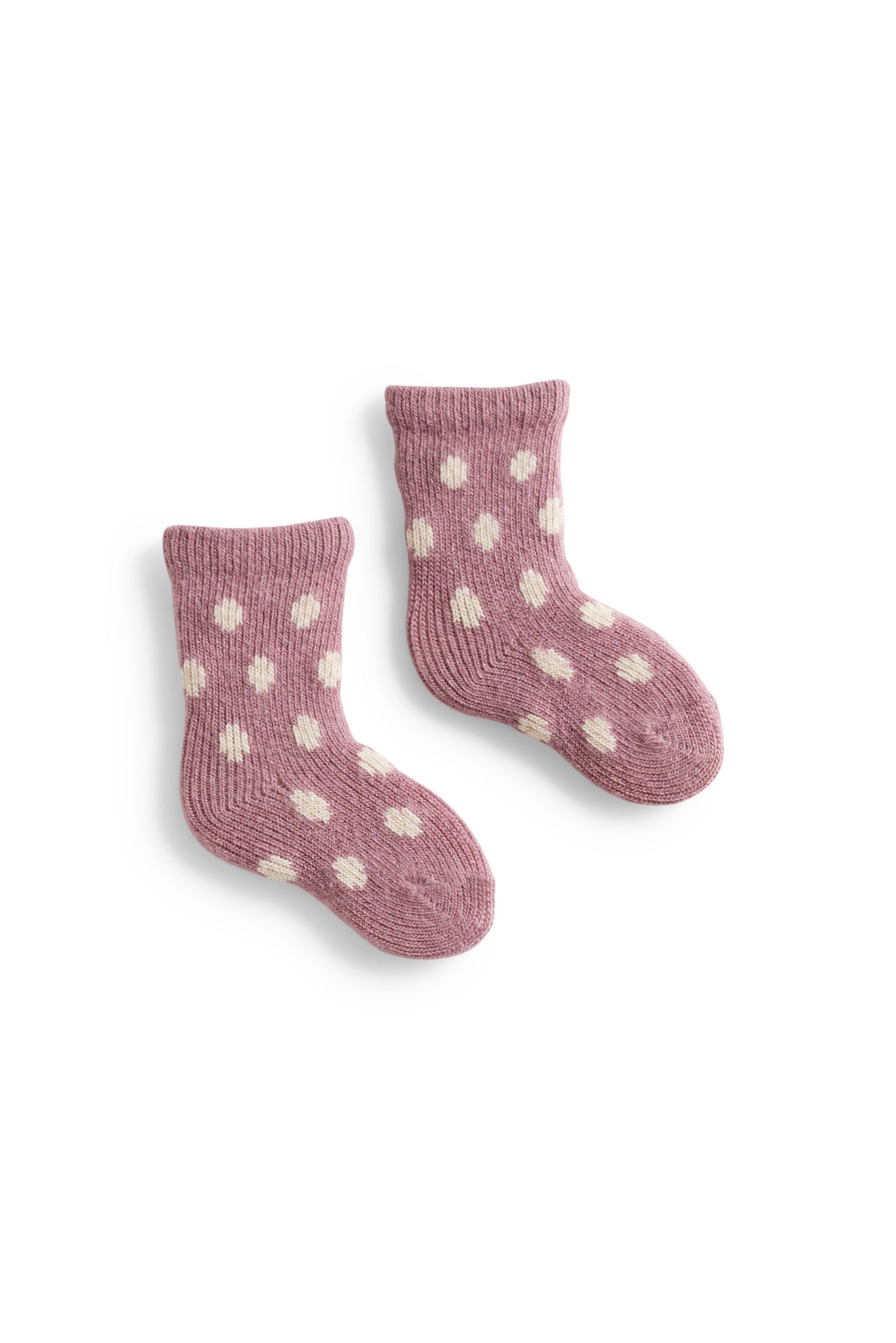 baby dot wool cashmere socks