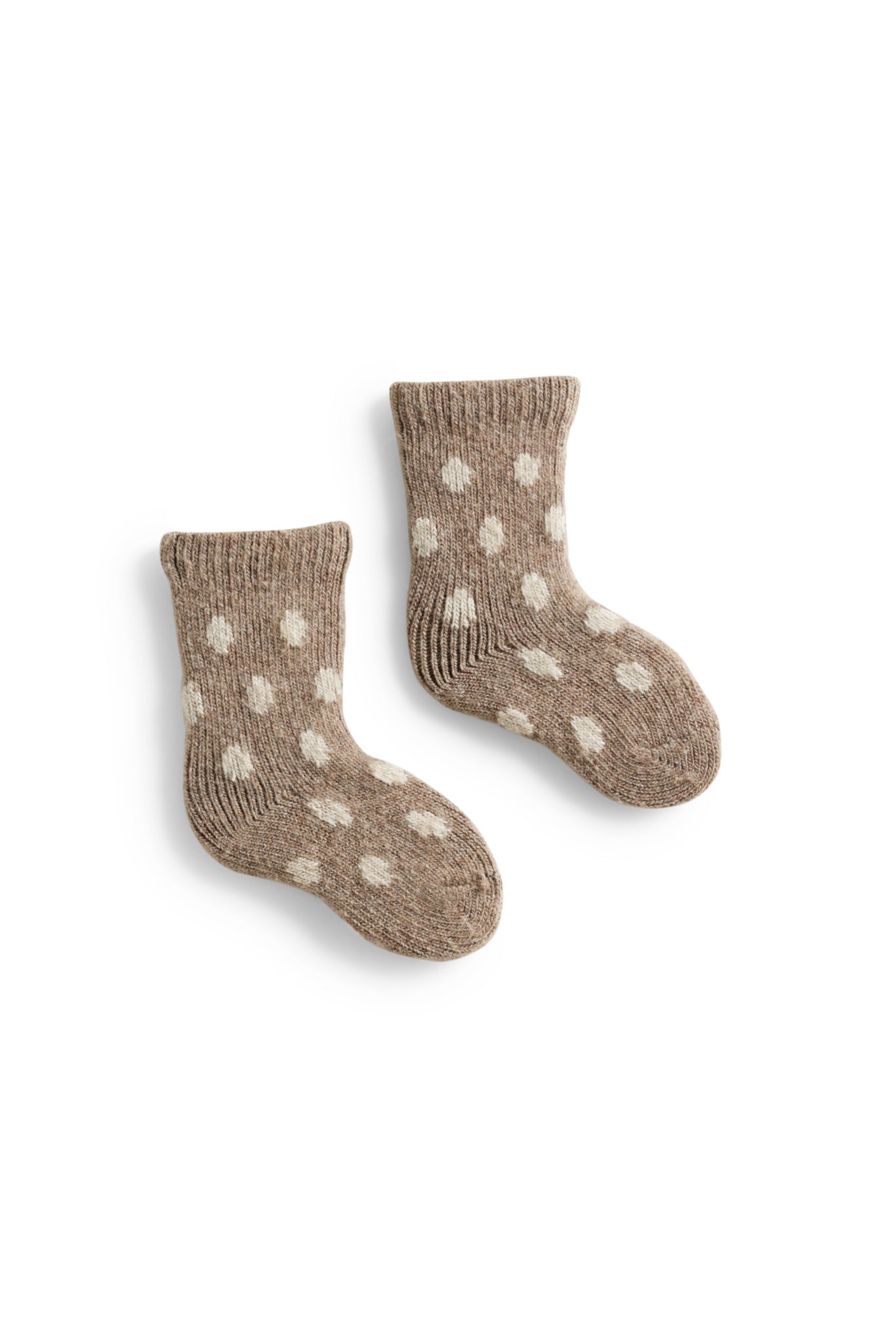 baby dot wool cashmere socks