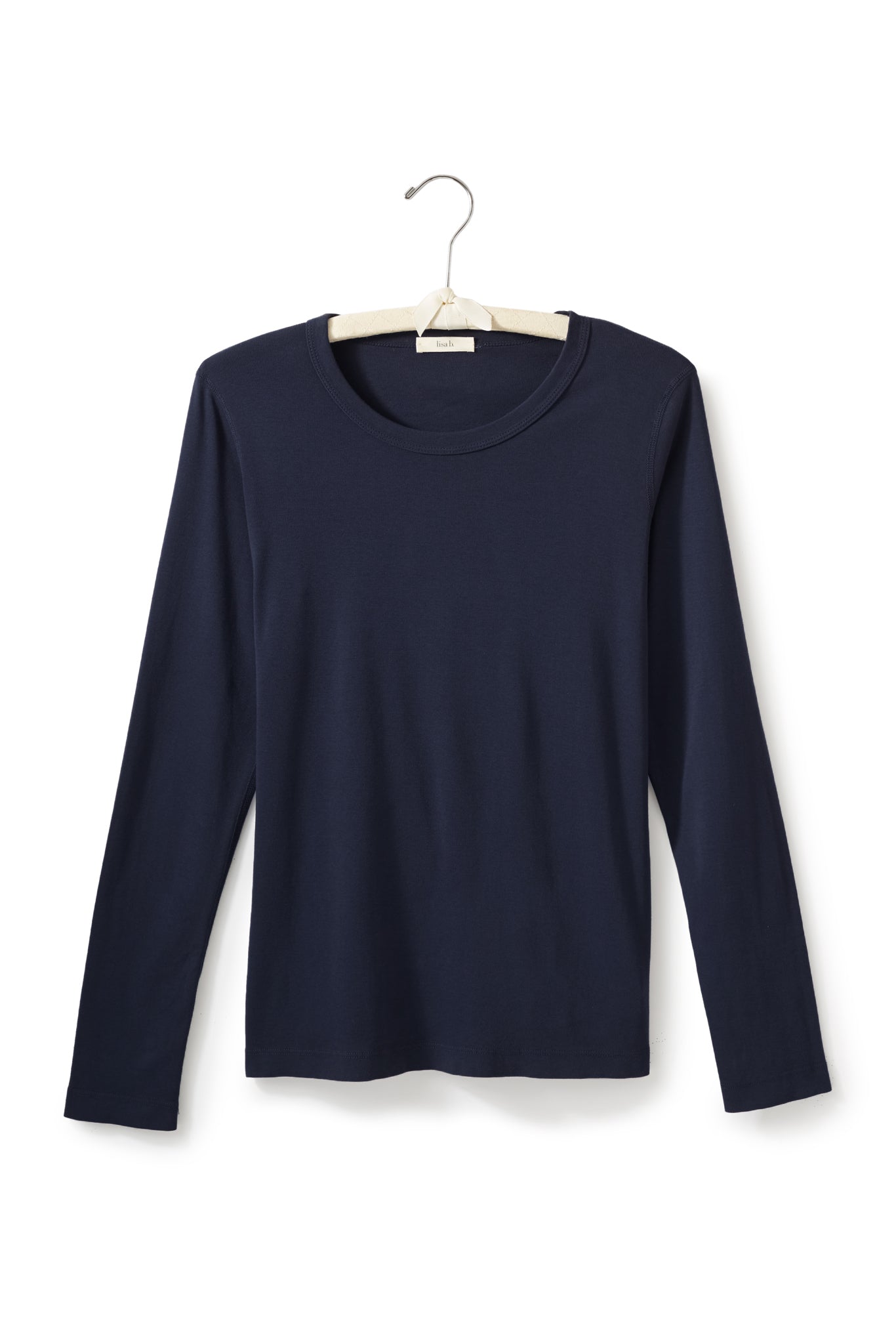 long sleeve scoop neck tee shirt