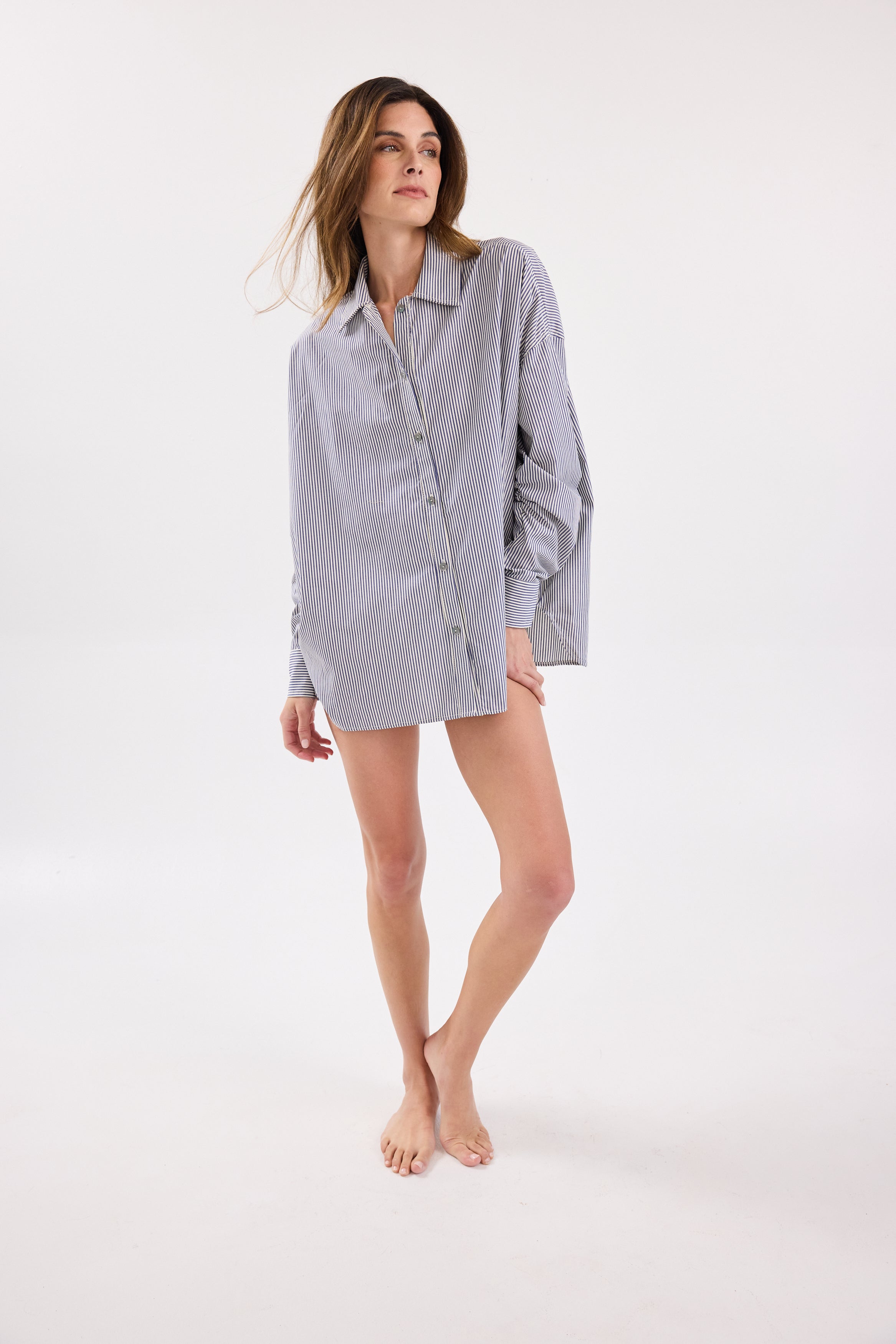 Oversize Pinstripe Shirt