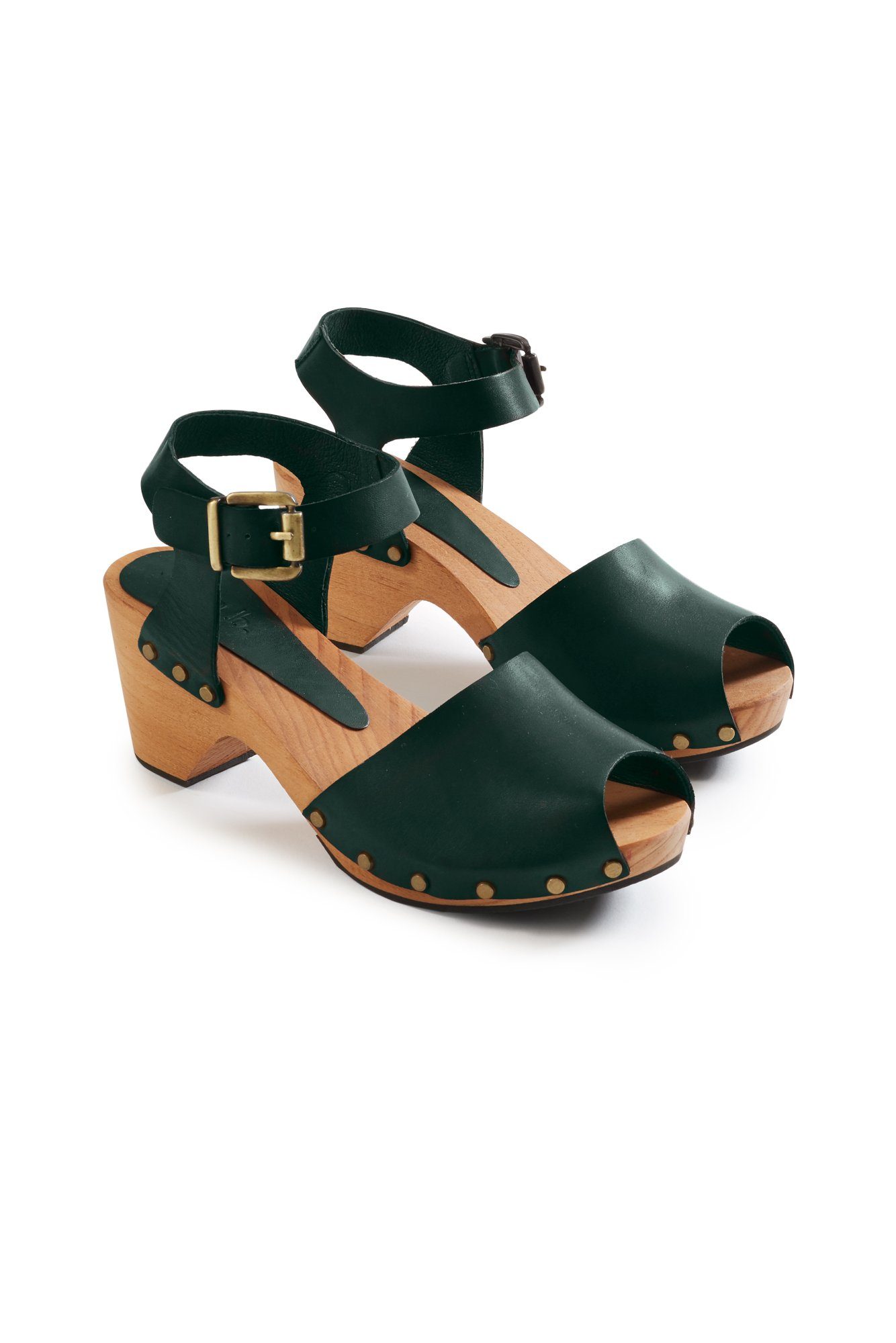 peep toe clogs in ivy Clogs lisa b. ivy 36 (US 5.5-6) 